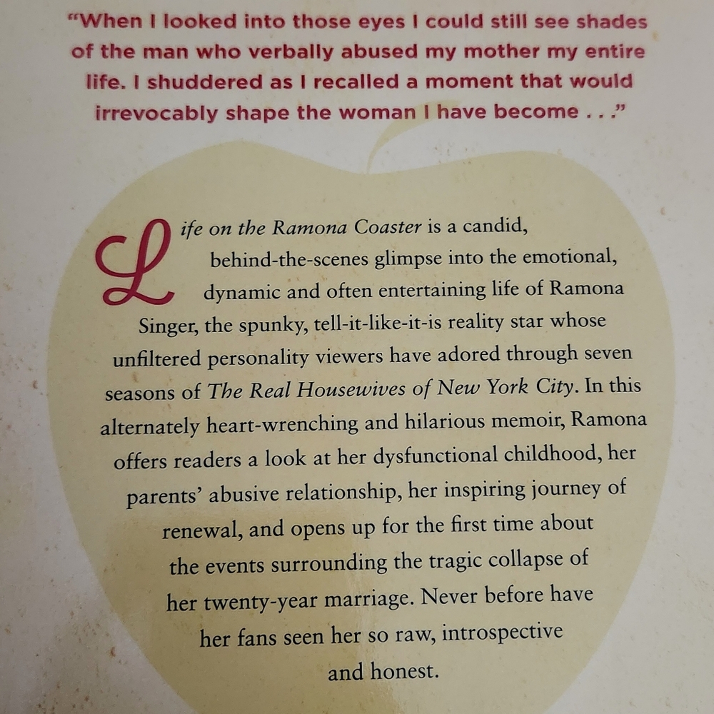 Life on the Ramona Coaster By Ramona Singer - Picture 2 of 4